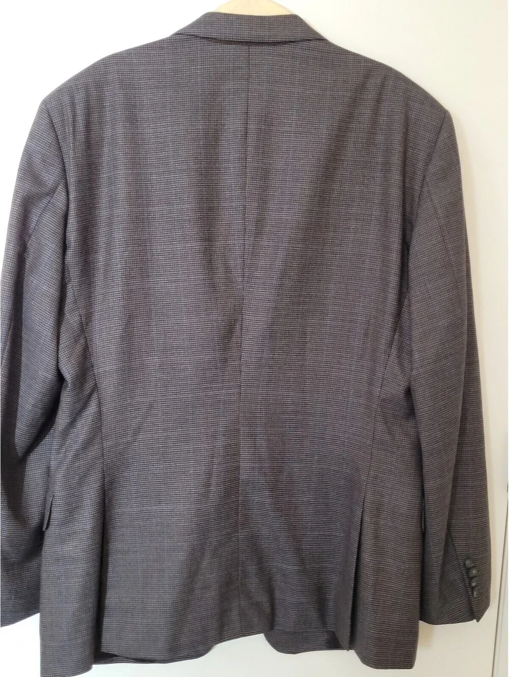 Peter Millar Blazer Sport Coat 100% Wool CA00429 Houndstooth  Canada Sz 44T